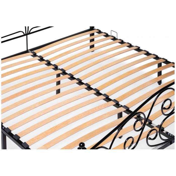 Двуспальная кровать Викси 180х200 черная