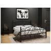 Двуспальная кровать Викси 180х200 черная