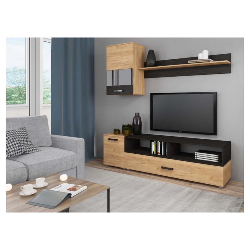 Готовая гостиная Алонсо дуб золотой / венге