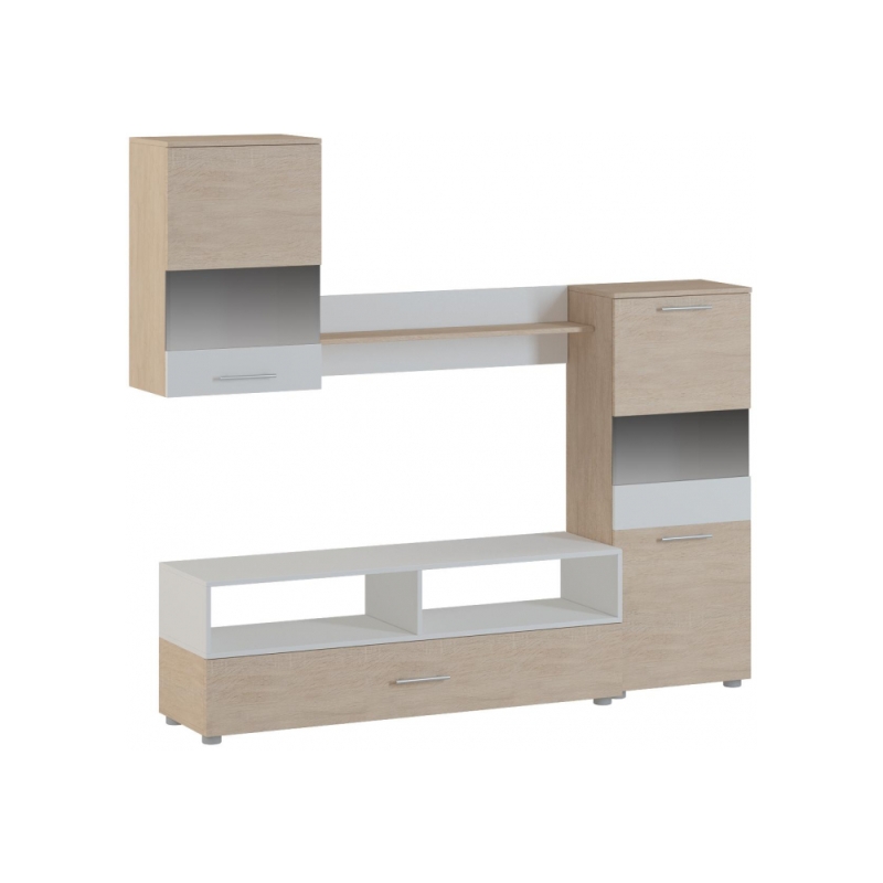 Готовая гостиная Алваро дуб сонома / белая