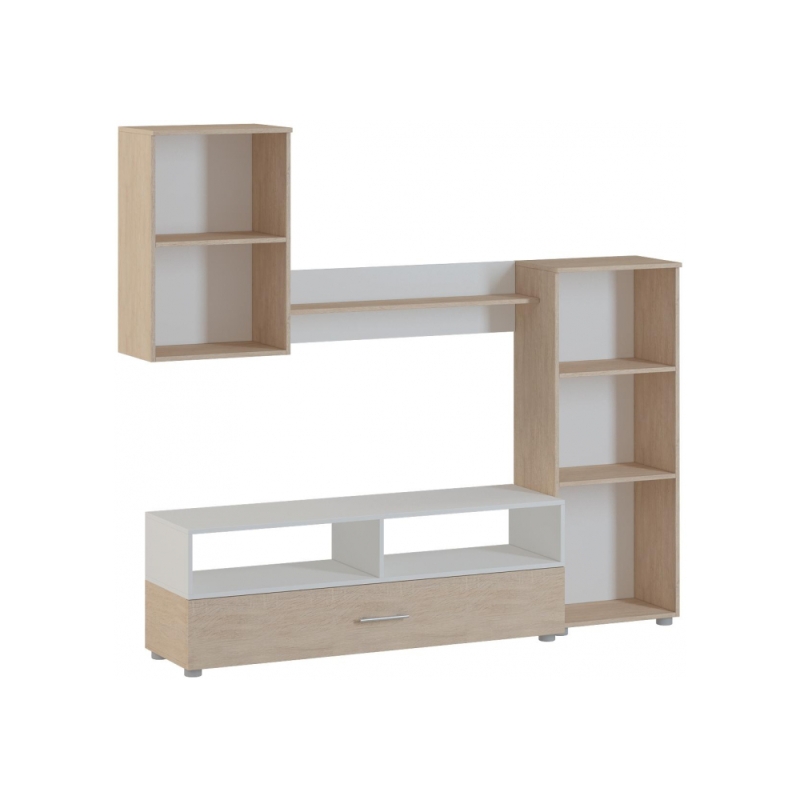 Готовая гостиная Алваро дуб сонома / белая