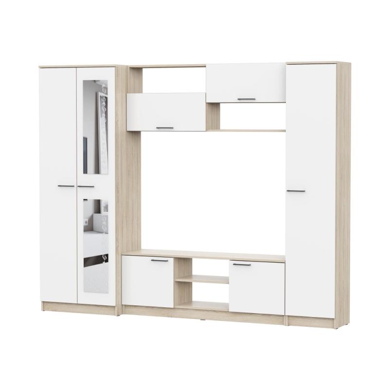 Готовая гостиная Lucius дуб сонома / белый