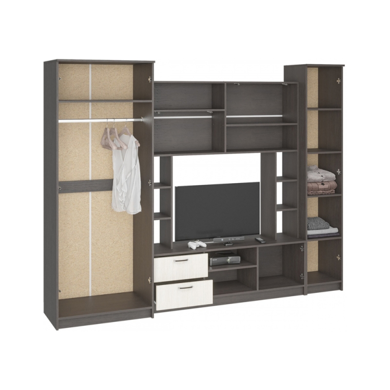 Готовая гостиная Артизан-11 венге / дуб белфорд