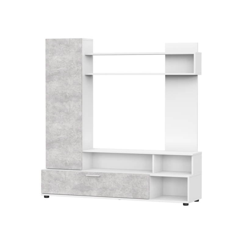 Готовая гостиная Nigel белый / цемент светлый