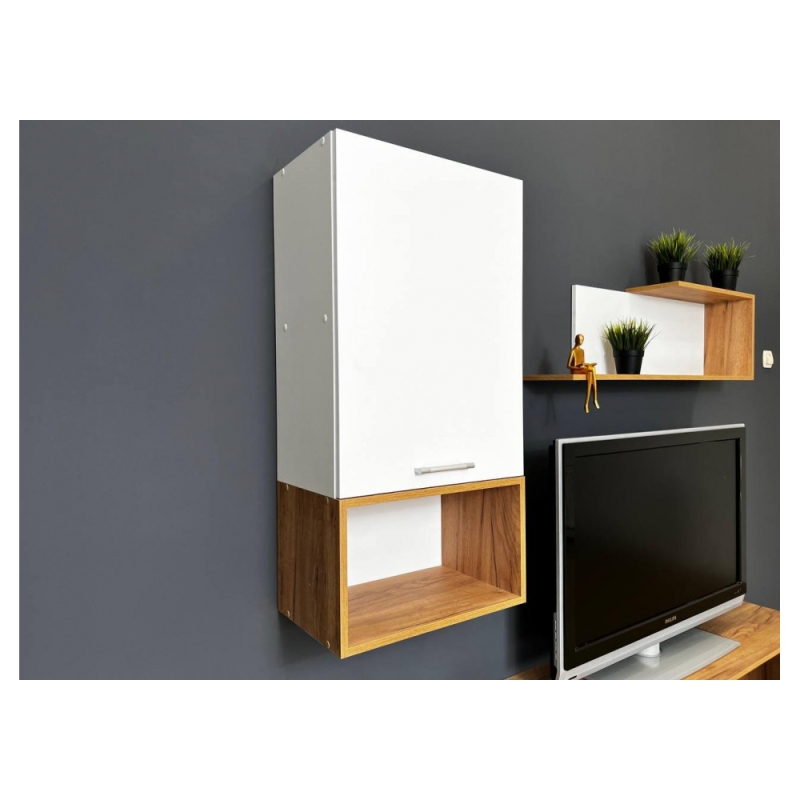 Готовая гостиная Одди белый / дуб золотой