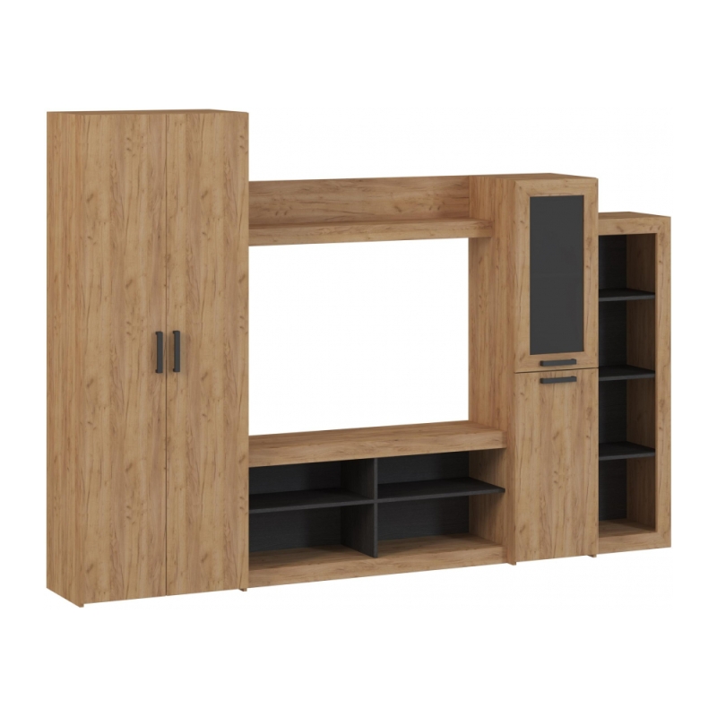 Готовая гостиная Огюст 4 дуб золотой / венге