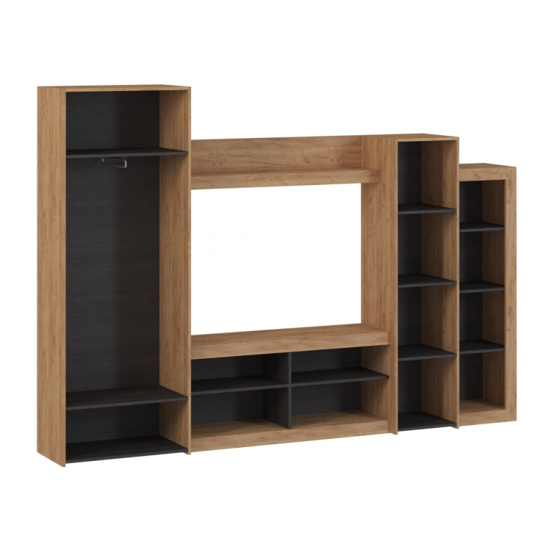 Готовая гостиная Огюст 4 дуб золотой / венге