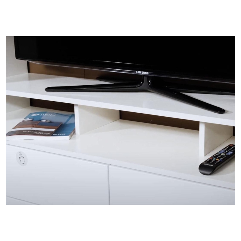 Готовая гостиная Румба белый / белый глянец