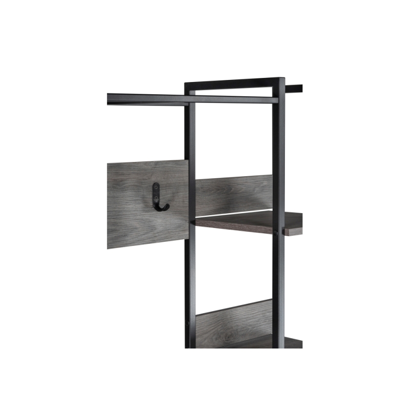 Готовая прихожая Берли дуб рошелье / черный матовый