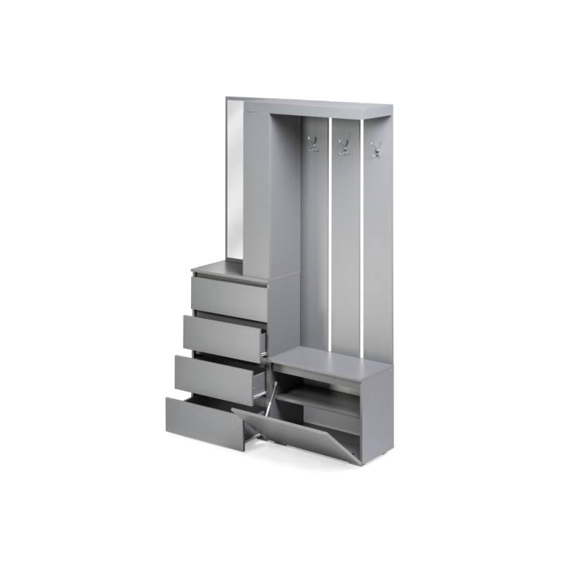 Готовая прихожая Крона 1260 графит