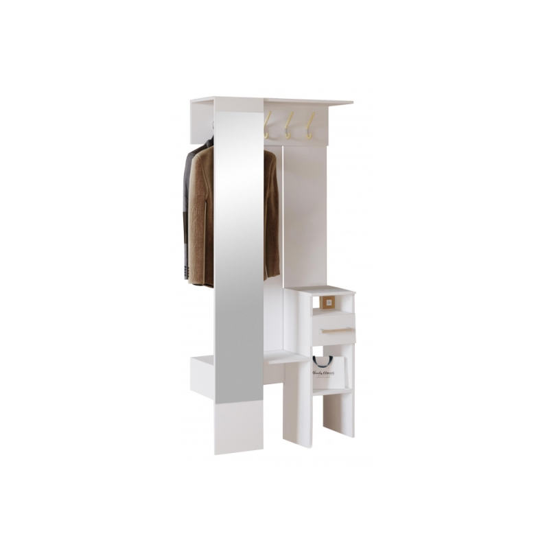 Готовая прихожая Рогес белая