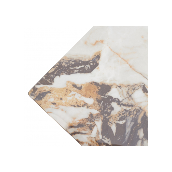 Керамический стол Acerra New 160 gloss grand jade solid ceramic / шампань