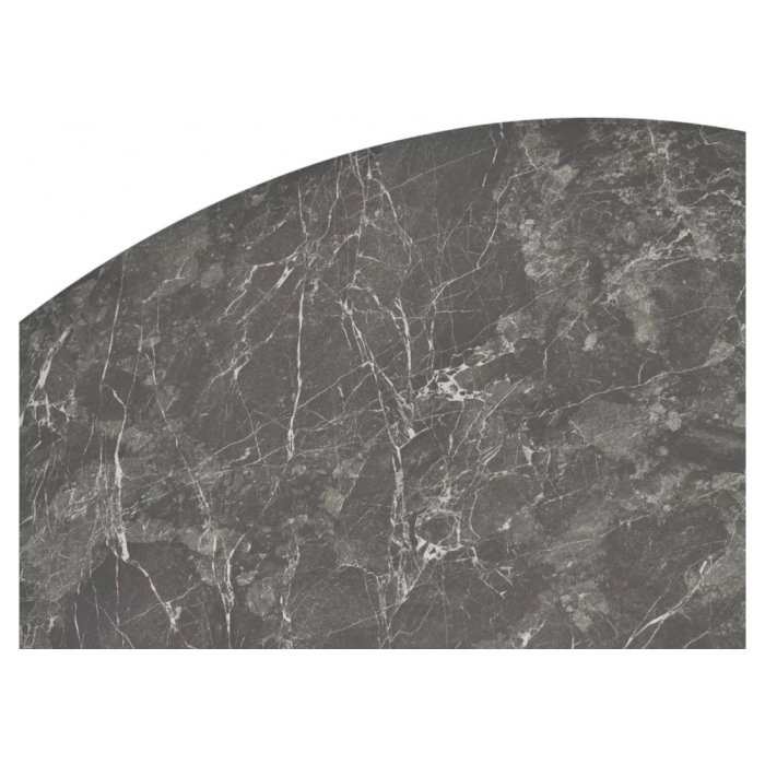 Керамический стол Aksel 130 керамика серый мрамор mona lisa / темно-серый