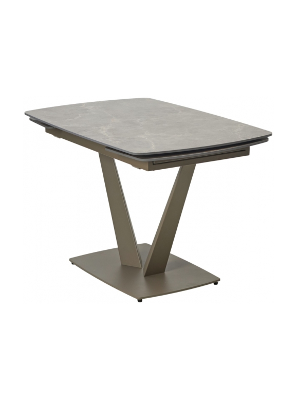 Керамический стол Alatri 120 matt latte stone solid ceramic / taupe