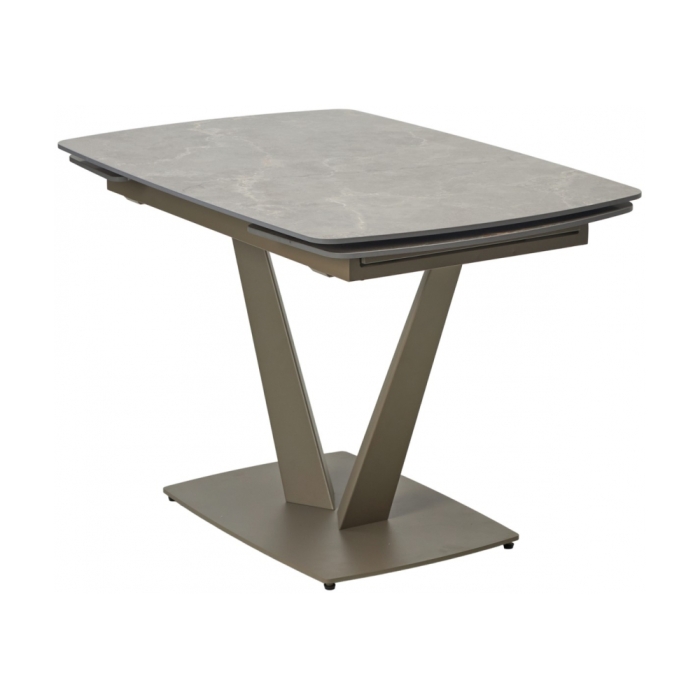 Керамический стол Alatri 120 matt latte stone solid ceramic / taupe