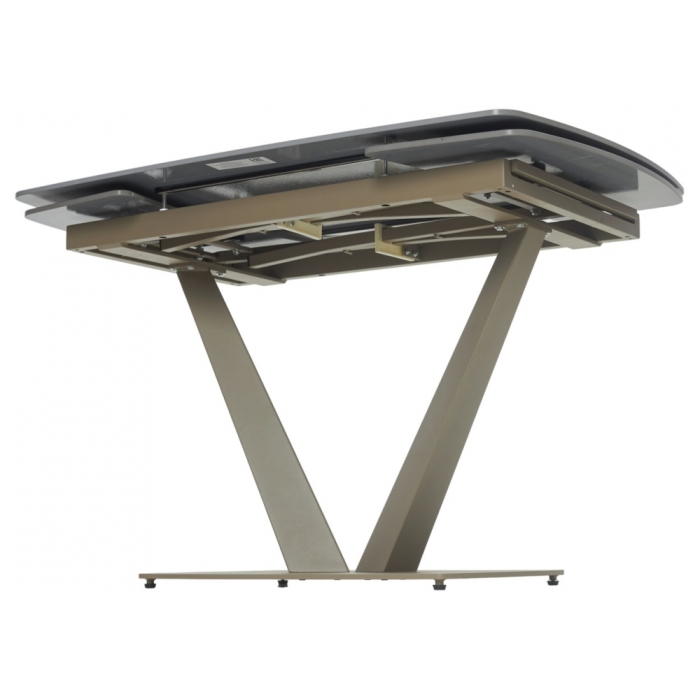 Керамический стол Alatri 120 matt latte stone solid ceramic / taupe