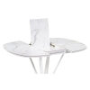 Керамический стол Азраун 110(150)х110х75 белый