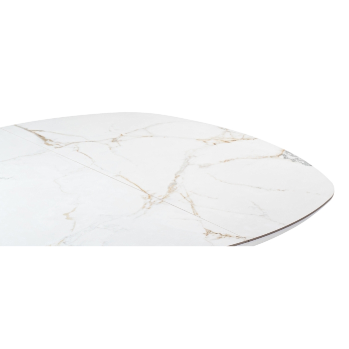 Керамический стол Азраун 110(150)х110х75 белый