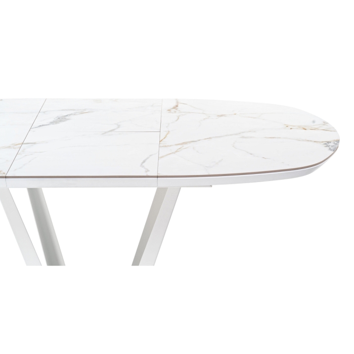 Керамический стол Азраун 110(150)х110х75 белый