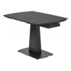 Керамический стол Balde 120 matt black marble solid ceramic / black