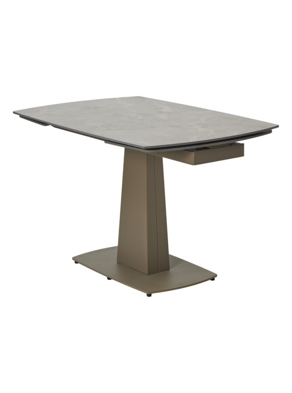 Керамический стол Balde 120 matt latte stone solid ceramic / taupe