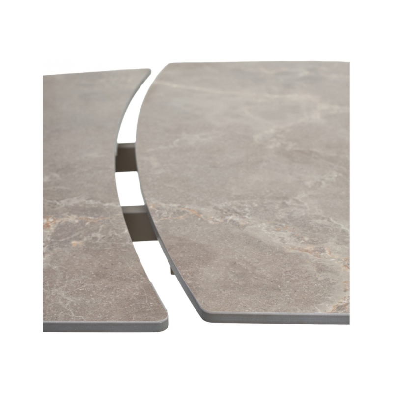 Керамический стол Balde 120 matt latte stone solid ceramic / taupe