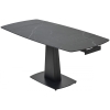 Керамический стол Balde 140 matt black marble solid ceramic / black