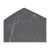 Керамический стол Balde 140 matt black marble solid ceramic / black