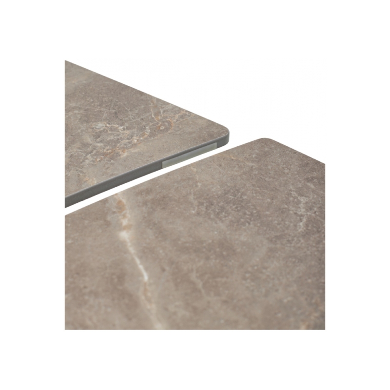 Керамический стол Balde 140 matt latte stone solid ceramic / taupe