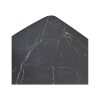 Керамический стол Blanco 160 matt black marble solid ceramic / орех
