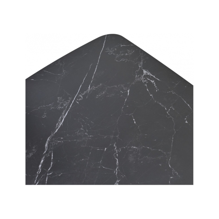 Керамический стол Blanco 160 matt black marble solid ceramic / орех