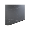 Керамический стол Blanco 160 matt black marble solid ceramic / орех