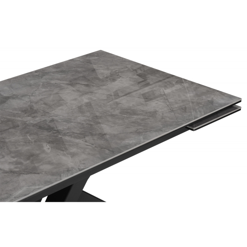 Керамический стол Бронхольм 140(200)х80х77 baolai / черный