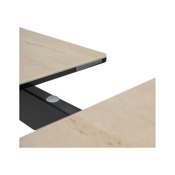 Керамический стол Cremona 140 tl-142 испанская керамика / черный