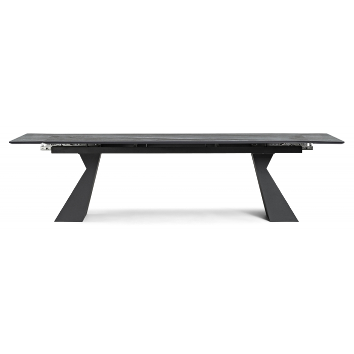 Керамический стол Денхольм 240(300)х100х75 mosco nero matt / черный