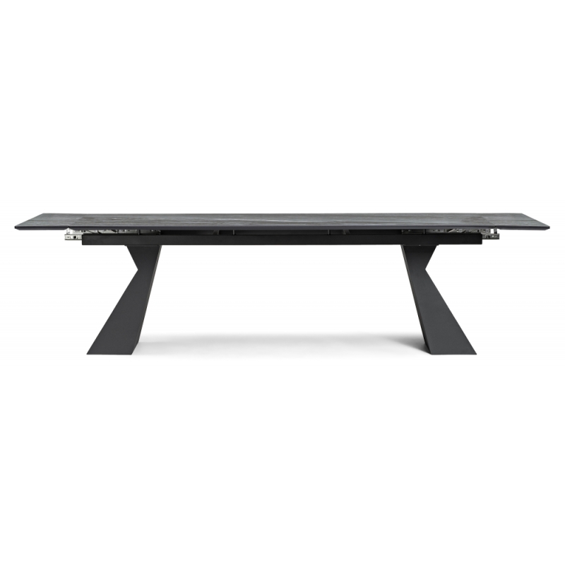 Керамический стол Денхольм 240(300)х100х75 mosco nero matt / черный