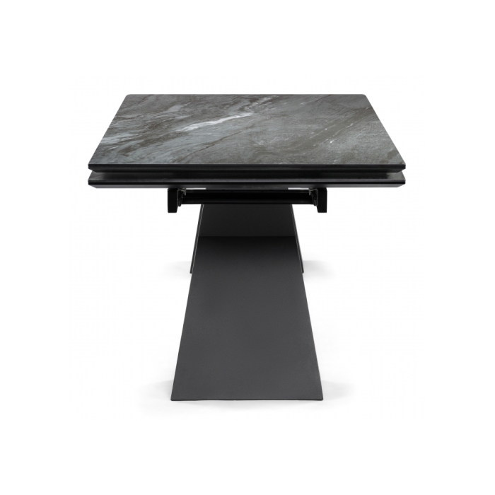 Керамический стол Денхольм 240(300)х100х75 mosco nero matt / черный