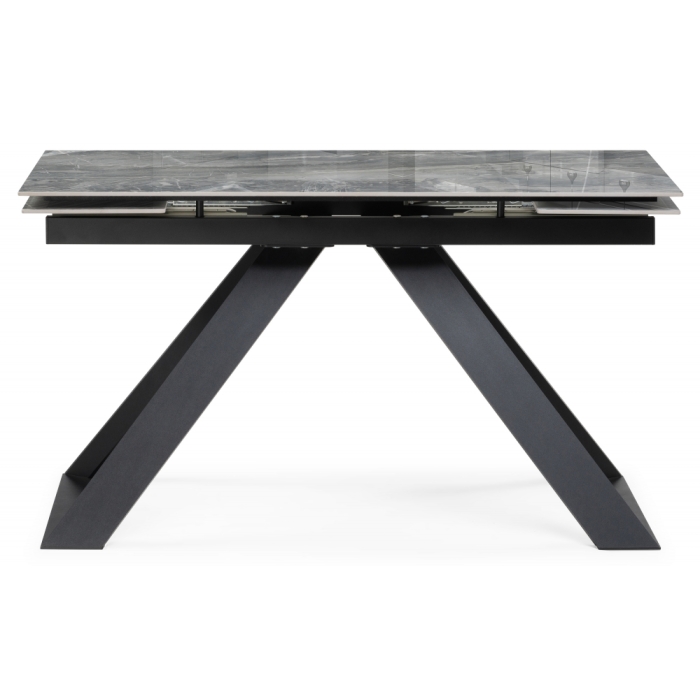 Керамический стол Гарднер 140(200)х80х76 оробико / черный