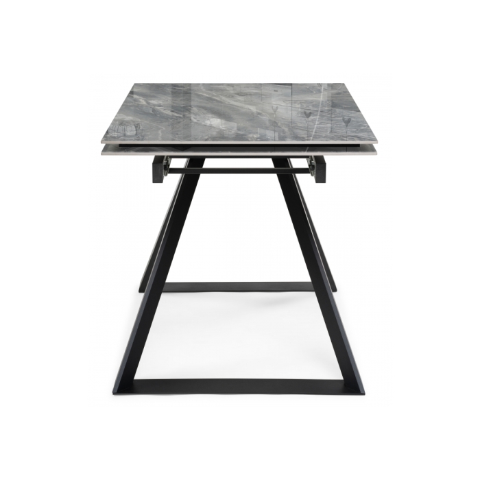 Керамический стол Гарднер 140(200)х80х76 оробико / черный