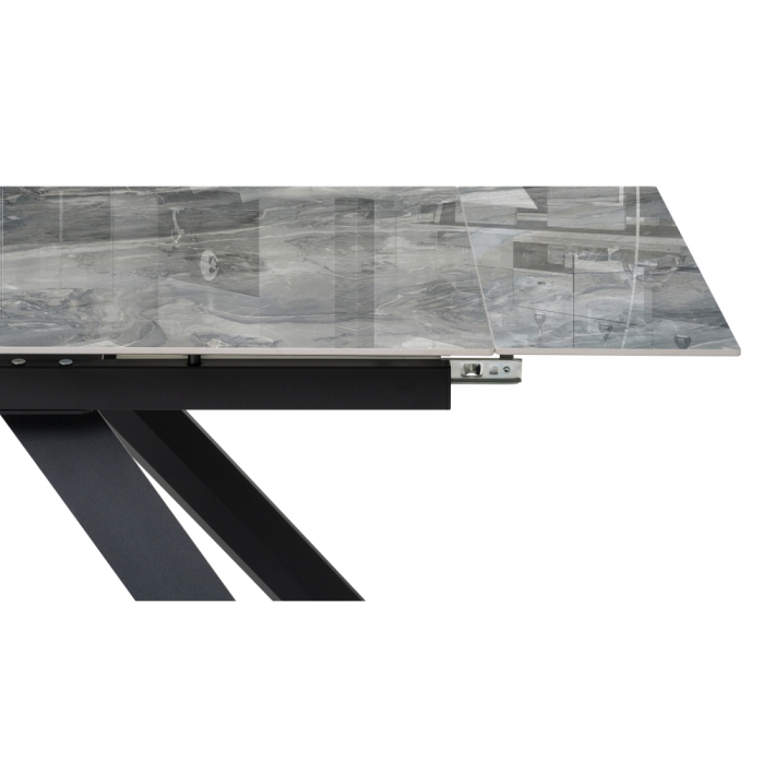 Керамический стол Гарднер 140(200)х80х76 оробико / черный