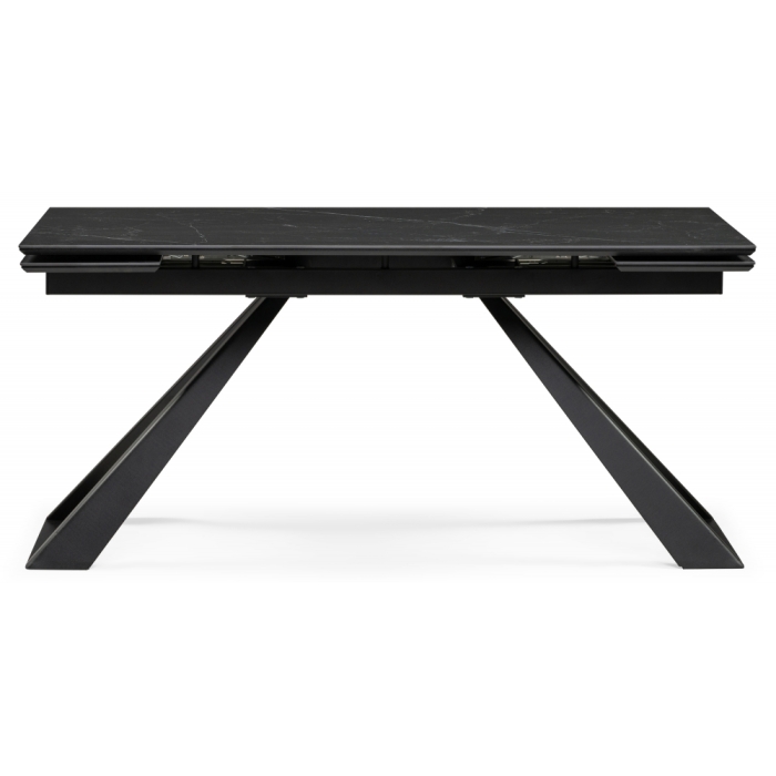 Керамический стол Геральд 160(220)х90х77 черный