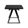 Керамический стол Геральд 160(220)х90х77 черный