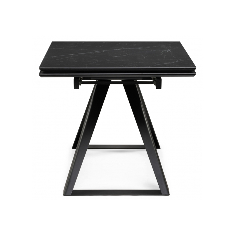 Керамический стол Геральд 160(220)х90х77 черный