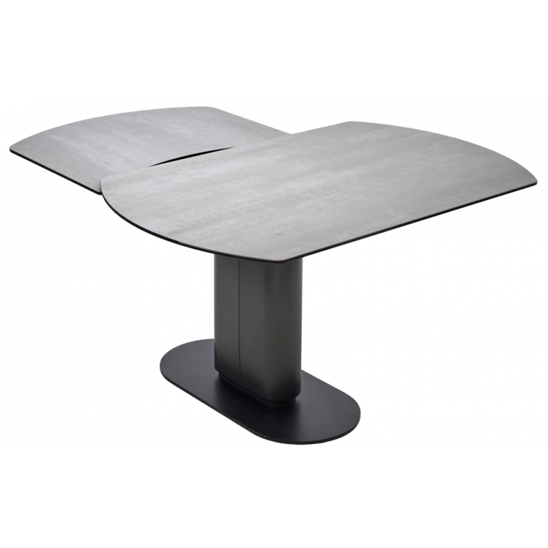 Керамический стол Kai 140 испанская керамика темно-серый TL-58 / черный
