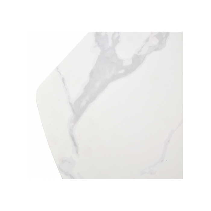 Керамический стол Kai 140 итальянская керамика темно-серый KL-117 / черный