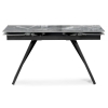 Керамический стол Хорсборо 140(200)х80х79 оробико / черный