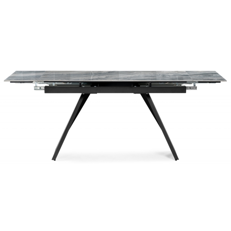 Керамический стол Хорсборо 140(200)х80х79 оробико / черный