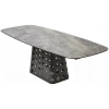 Керамический стол Magnus 180 итальянская керамика KL-80 серый мрамор / темно-серый