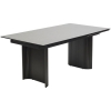 Керамический стол Ragnar 180 керамика 1699 серая кожа / темно-серый
