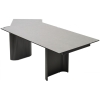 Керамический стол Ragnar 180 керамика 1699 серая кожа / темно-серый